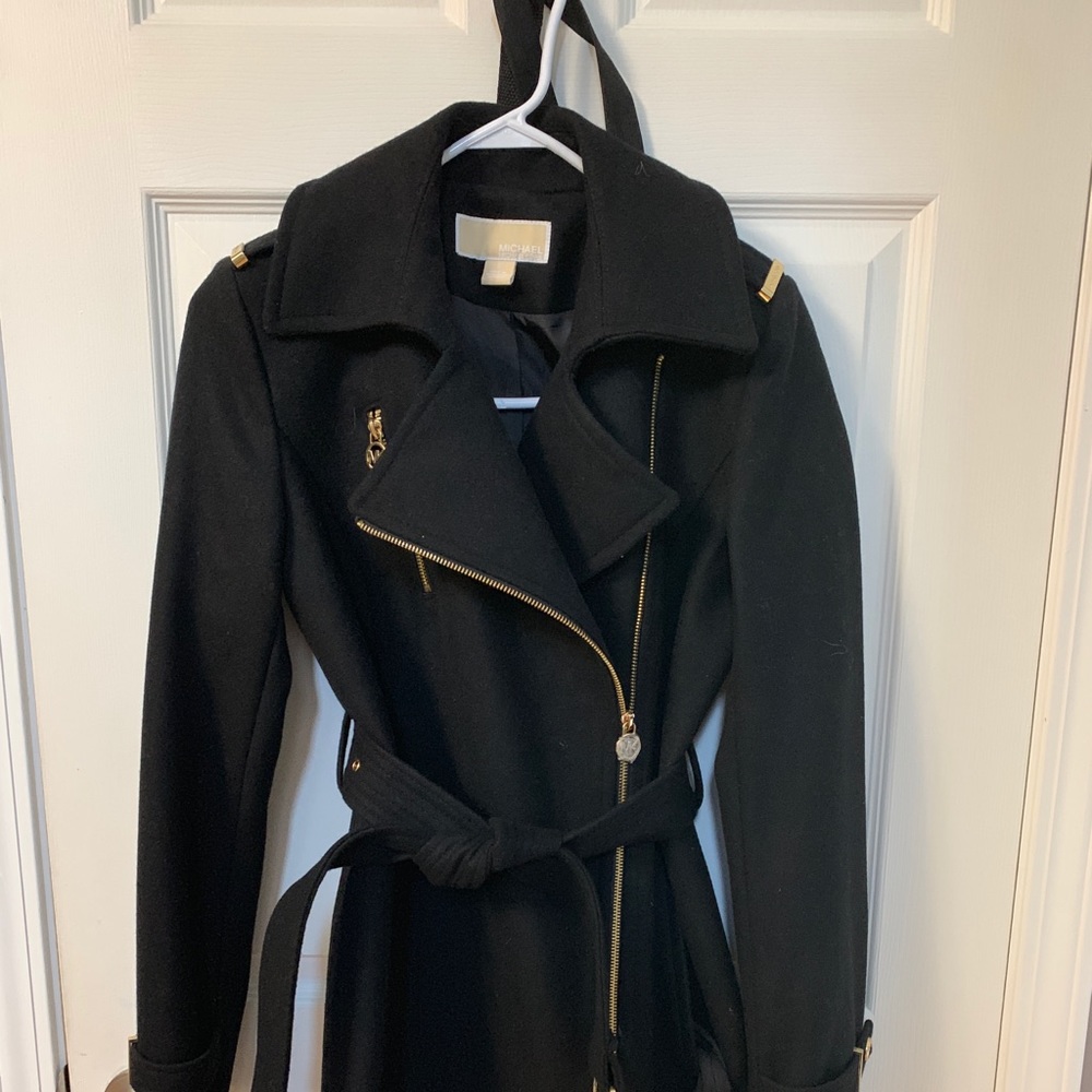 Michael Kors black peacoat. Never worn.